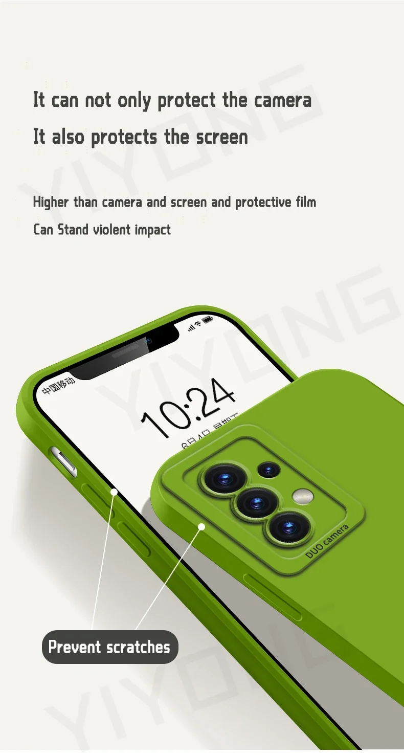 A52 A53 Hülle YIYONG Original Flüssigsilikon Weiche Schutzhülle für Samsung Galaxy A52 S A52s A55 A54 A56 5G A 52 53 54 55 Handyhüllen – Detail 7
