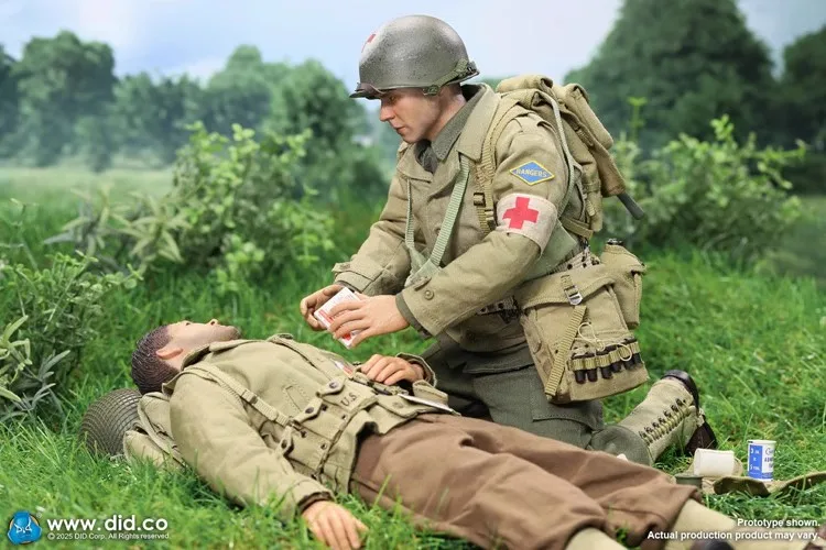 1/6 DID A80189 第二次世界大戦米国。 2nd レンジャー兵士メディックフィギュアマンウェイドフルセット可動アクションフィギュアファンのためのギフトコレクタブル