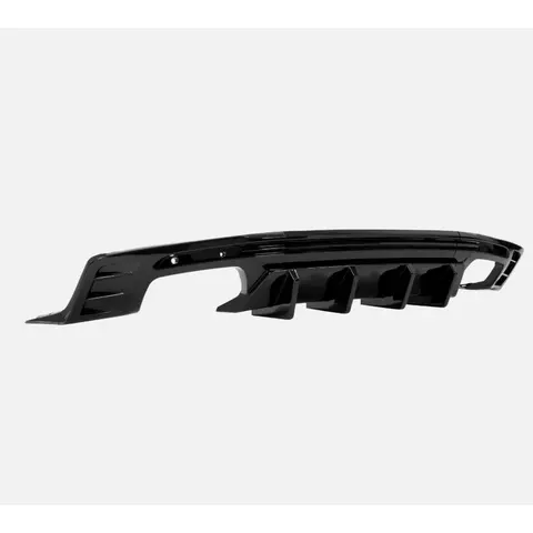 Chevy Camaro SS LT1 LS 2016-2024 Glossy Black Rear Bumper Diffuser Lip, Exclude ZL1 Model Auto Modified Styling Parts