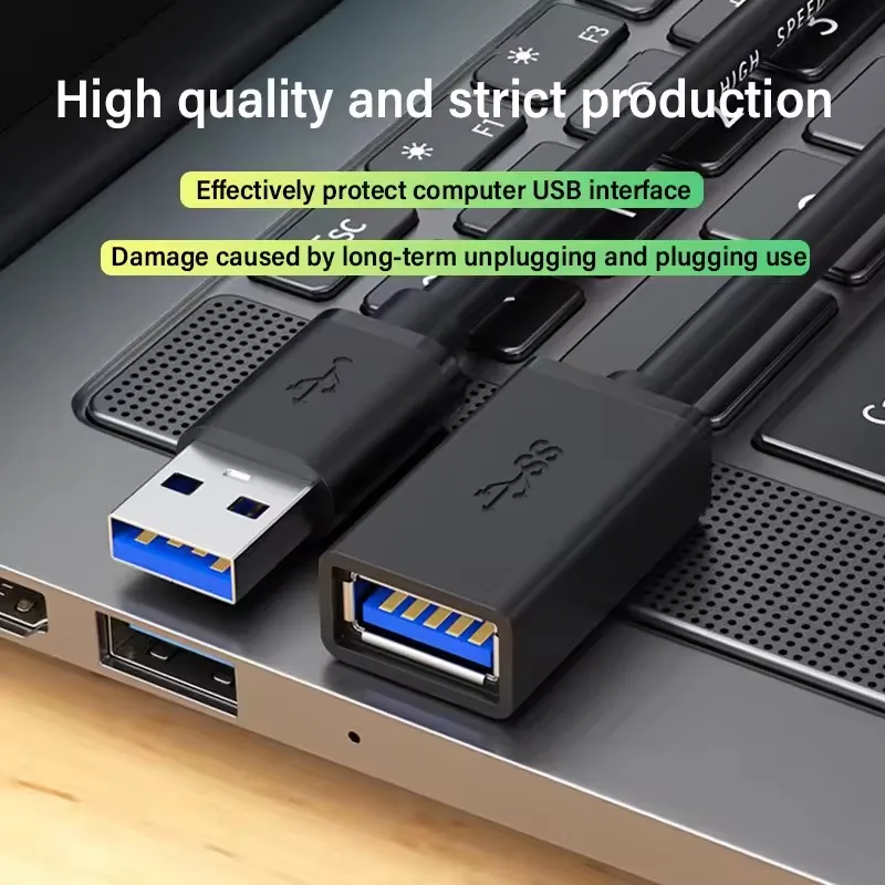 USB 3.0 Extension Cable Male to Female 5Gbps Data Cord USB3.0 Extender for PC PS3 Laptop to U Disk Smart TV USB Cable Extension image 3