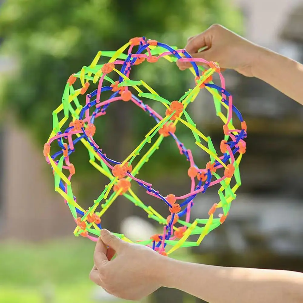 

Children's Magic Telescopic Ball Outdoor Flower Ball Throwing Ball Kick-off Stretching Flower Ball Parent-child interactive toy