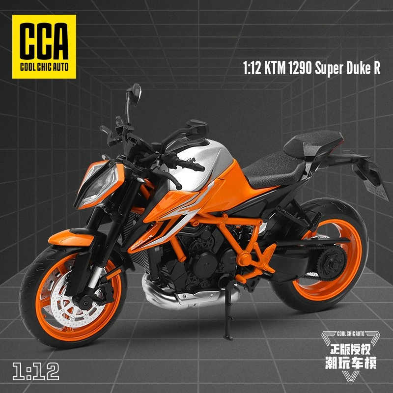 

CCA Diecast 1/12 Scale KTM1290 Super Duke R Motocycle Model Alloy Toy Vehicle Motorbike Miniature Voiture Boy Birthday Gift