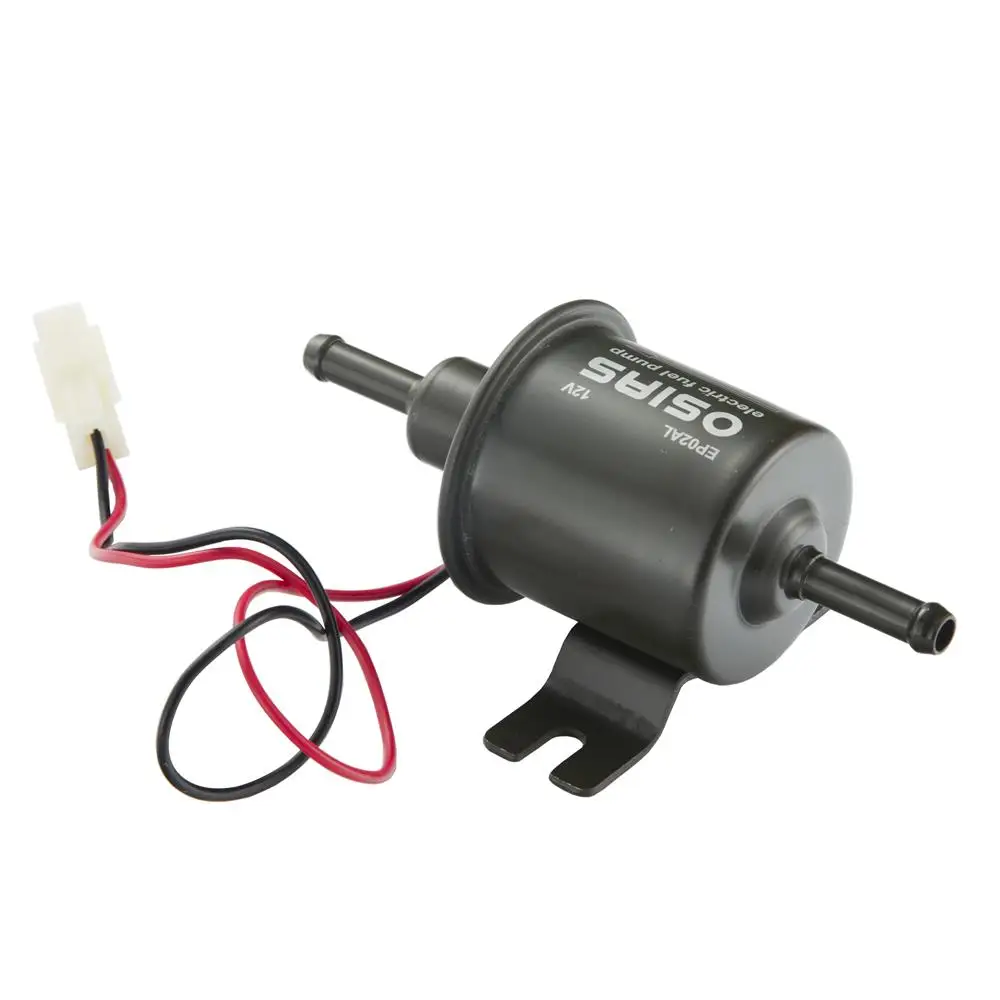 HEP-02A Universal Electric Pump Yangma 12V Excavator 8mm in and out of the oil inlet outlet for diesel external oil