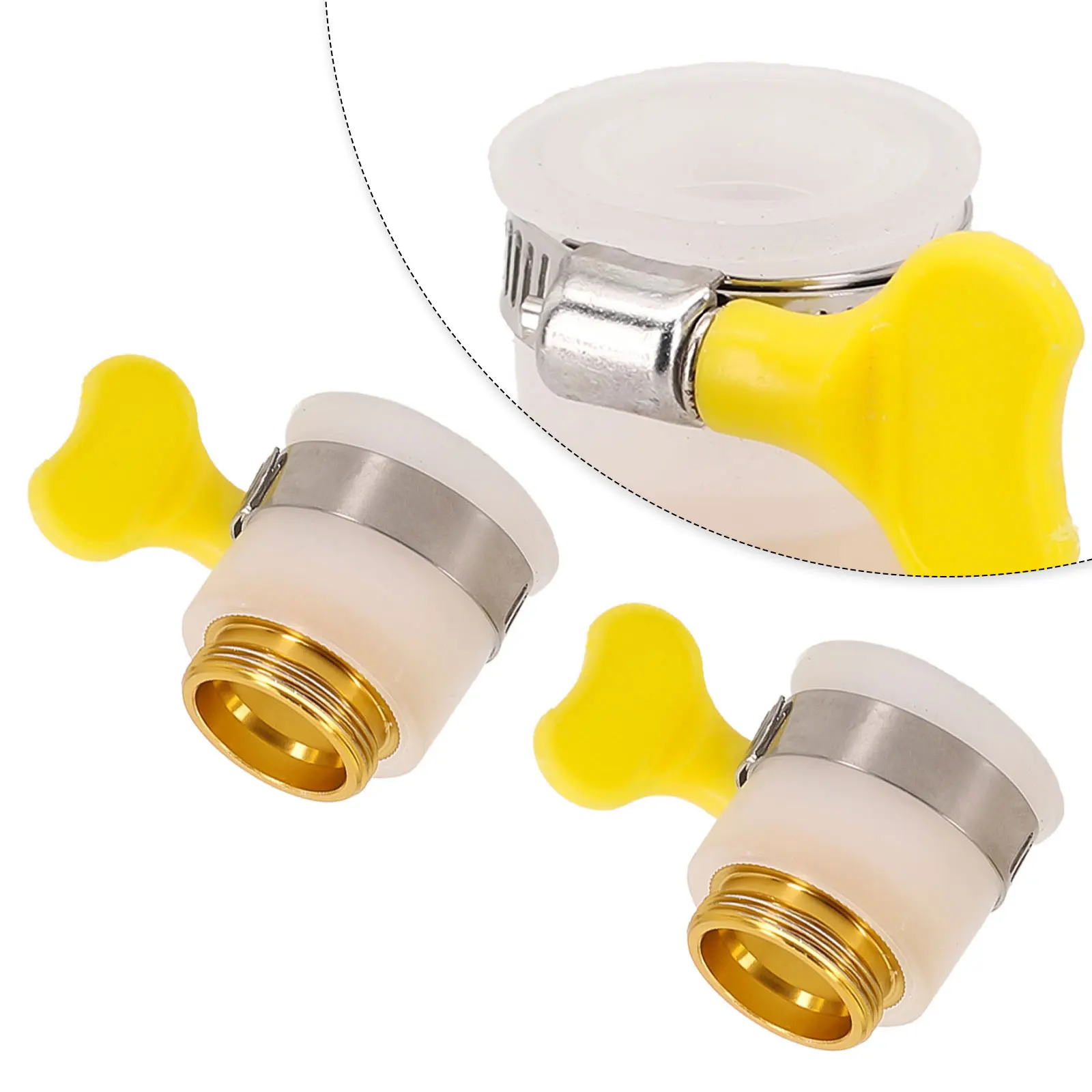 Convenient High Quality Brand New Hose Adapter 22mm Kitchen Hose Adapter Faucet Connector Garden Watering Tool