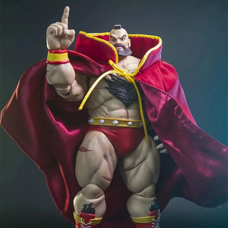 

1/12 Scale Storm Toys Male Soldier ZANGIEF Classic High Quality Red Cloak Fit 6'' Action Figure Body Dolls DIY Styling