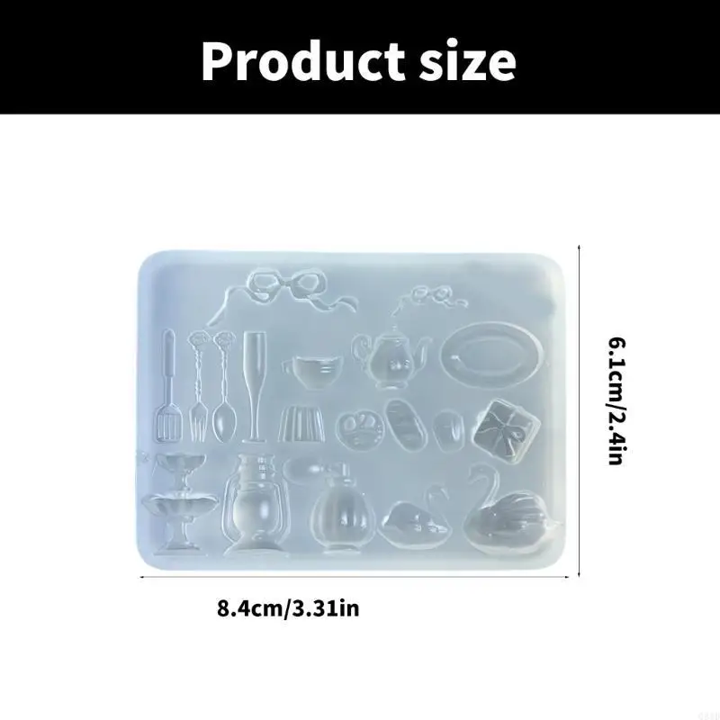 

Silicone Nails Art Mold Perfect Accessories Nails Decorative Mold Dessert Theme