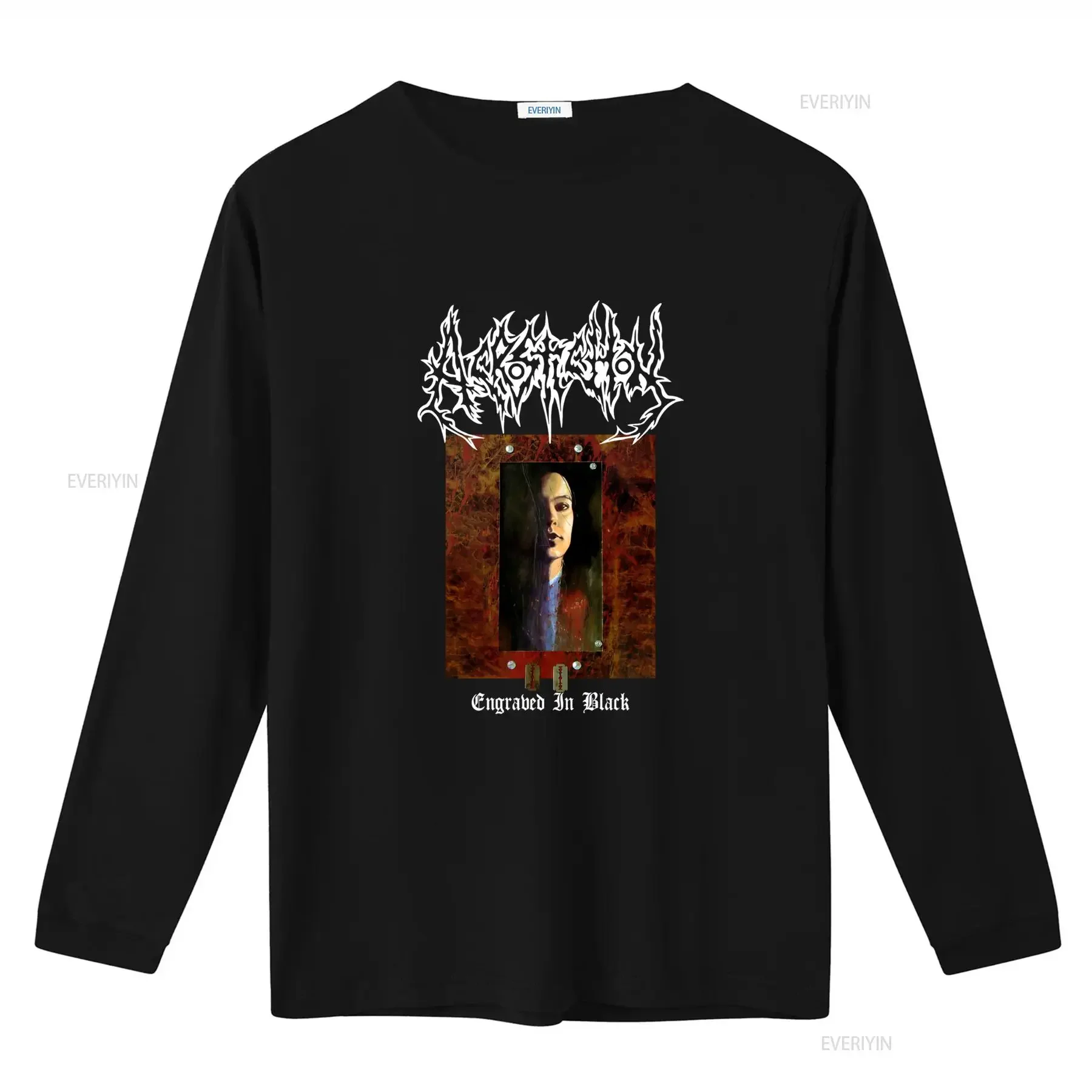 New Popular Acrostichon Engraved in Black Netherlands Music Retro T Shirt S 4XL vintage Washed Soft Stylish designer clothes