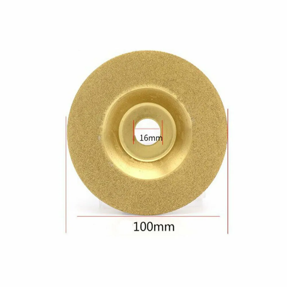 Angle Grinder Emery Disc Wheel 100mm OD 16mm Hub for Cutting Glass Ceramic Stone and Ferrous Nonferrous Metals