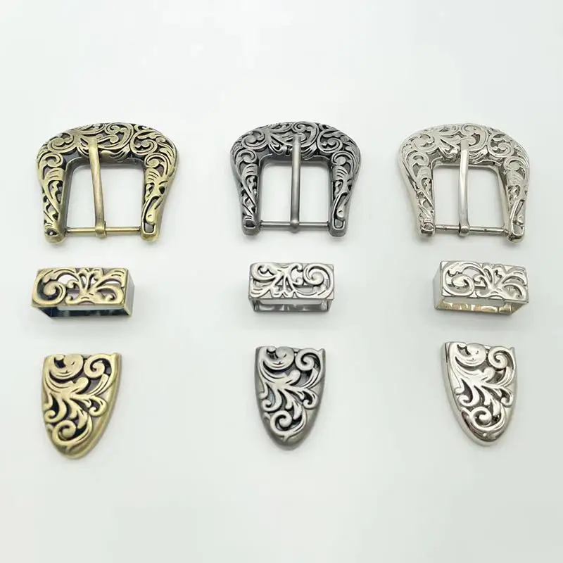 Vintage Trendy Metal Belt Buckle, Western Fashion Buckle, Suitable for Casual and Party Outfits