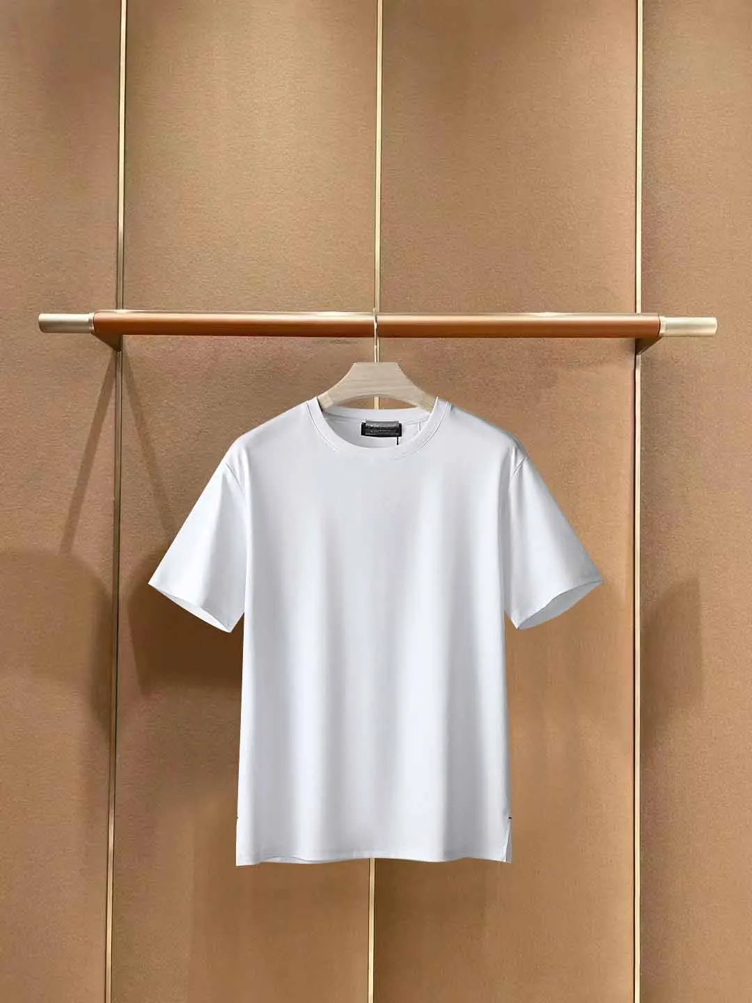 2025 DIKUSummer New Product: Piana Silk Light Cotton Material Series Round Neck Short Sleeve T-shirt  M-XXXL