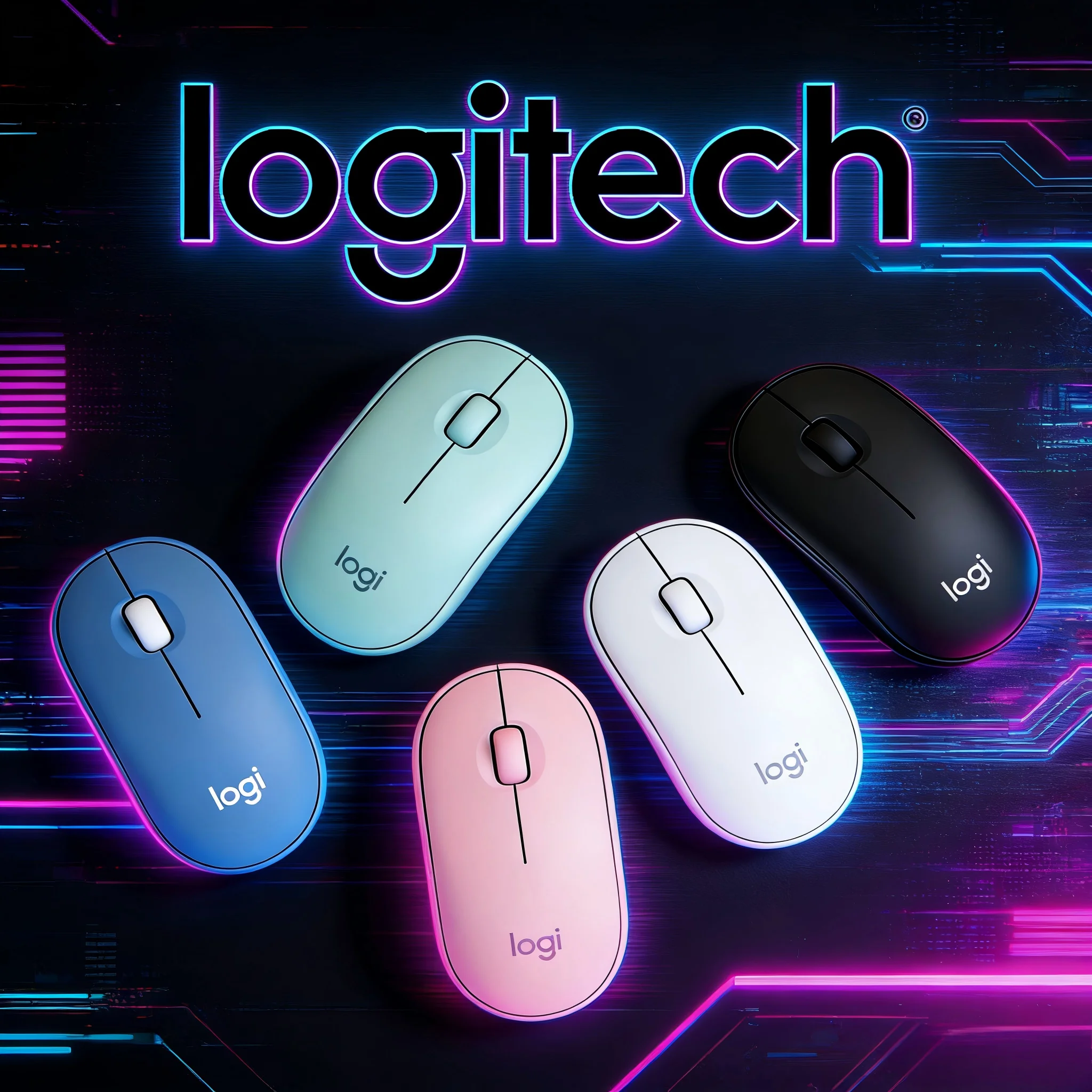 

Logitech M221/M220 Wireless Mouse 12-Month Battery Silent Click 2.4GHz PC