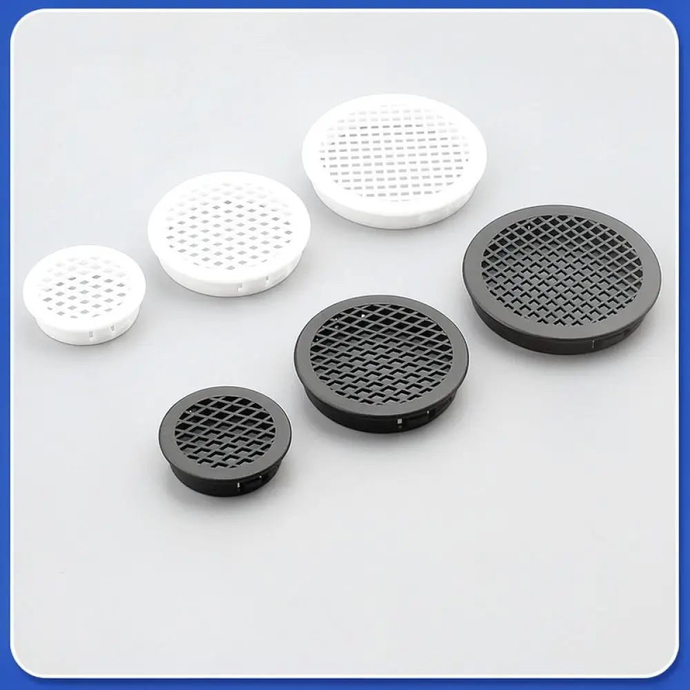 For Yingya Furniture Ventilation Mesh Round Air Vent Cover Plastic Grill For Wardrobe Closet Shoe Cabinet Breathable Plug