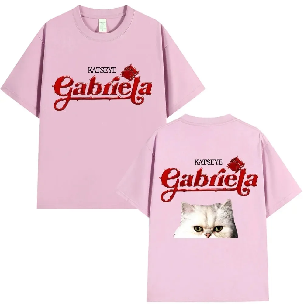 KATSEYE Gabriela Tour 2025 Grafik-T-Shirts Mode Hip-Hop Vintage Herren Damen T-Shirt Mode Harajuku Kawaii Y2K Kleidung – Detail 7
