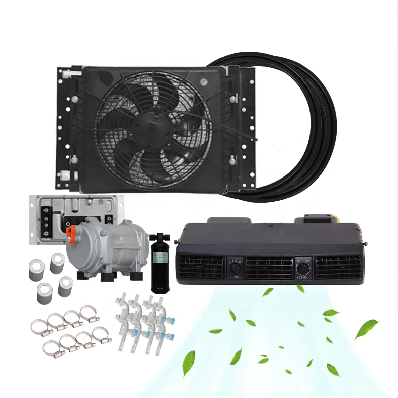 12v 24v air Conditioning Systems 24 Volt Roof Mounted air Condition Electric Ac Mini air Conditioner for Pure Car Truck Camper
