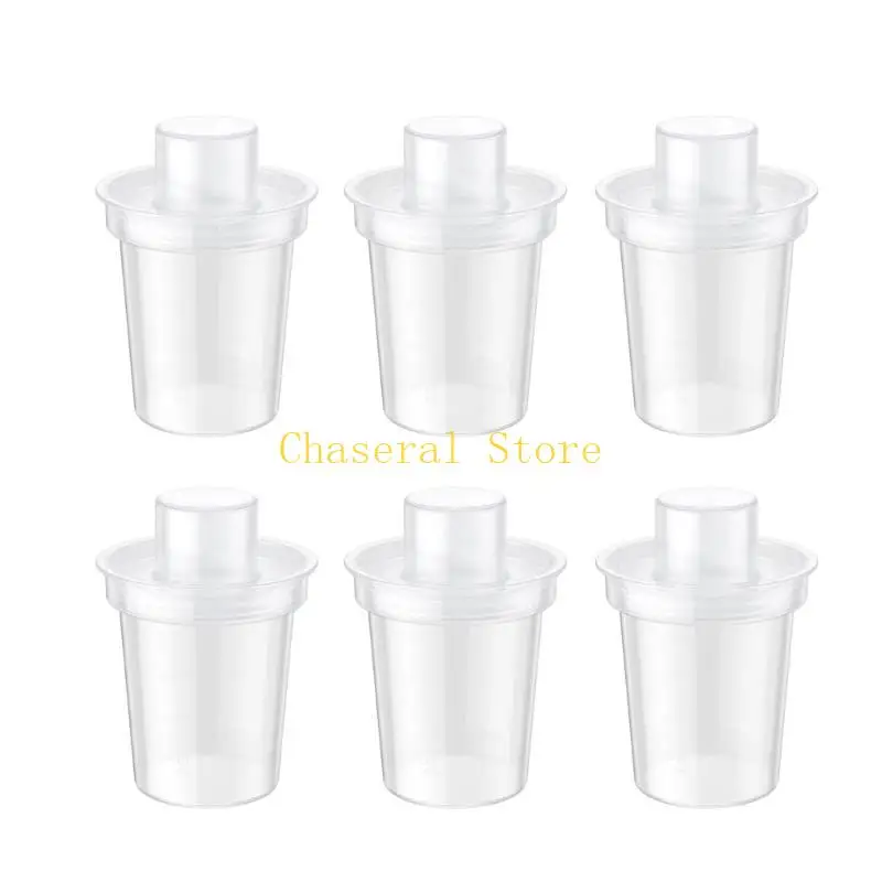 E7CE Set of 6pcs Milk Powder Dispensers Reliable Storage Box Case 80ml Capacity