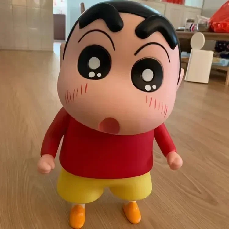 

Аниме-фигурка Crayon Shin-Chan Xiaobai, 28 см, виниловая кавайная кукла, игрушки, модель шарниров, подвижный шкаф, рождественские подарки на день рождения