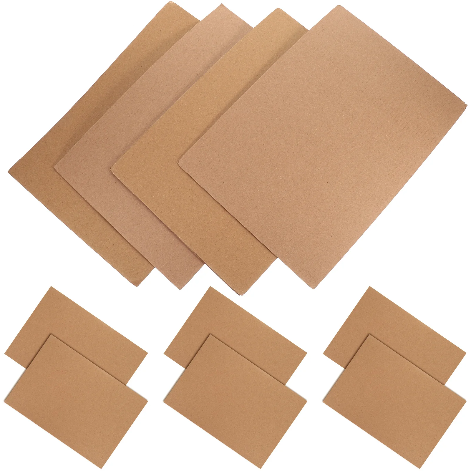 10 Sheets Corrugated Cardboard Express Packaging Paper Industrial A4 Size Packing Boxes for Dishes Gift Multifunction Moving