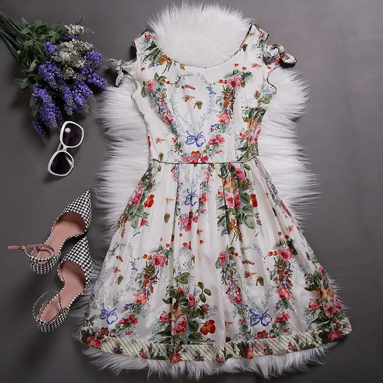 Zowzow2023 Estate Nuovo piccante Little Pepper Fre Sle Slim Fit oulder Bared Gonna a pieghe Ele Vita alta Poliestere Dr