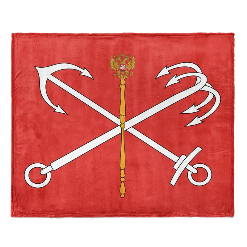 Gaslight Gatekeep Girlboss Saint Petersburg Russia Throw Blanket for Women Men Girls Boys Kids Pets Dogs Cats Couch Sofa