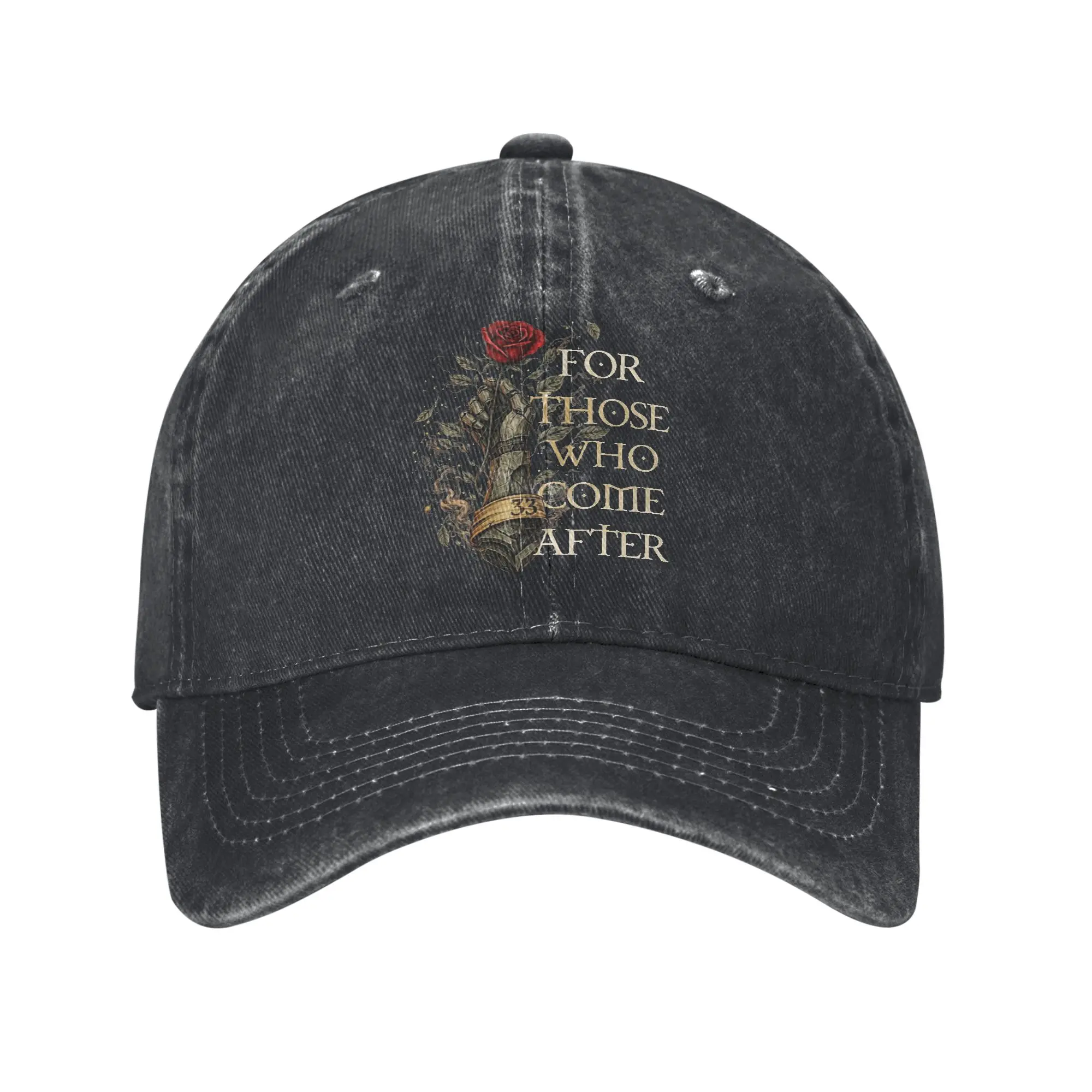 Expedition 33 Clair Obscur  For Those Who Come After  Baseball Caps Unisex Distressed Washed Snapback Cap Golf Gift Hat
