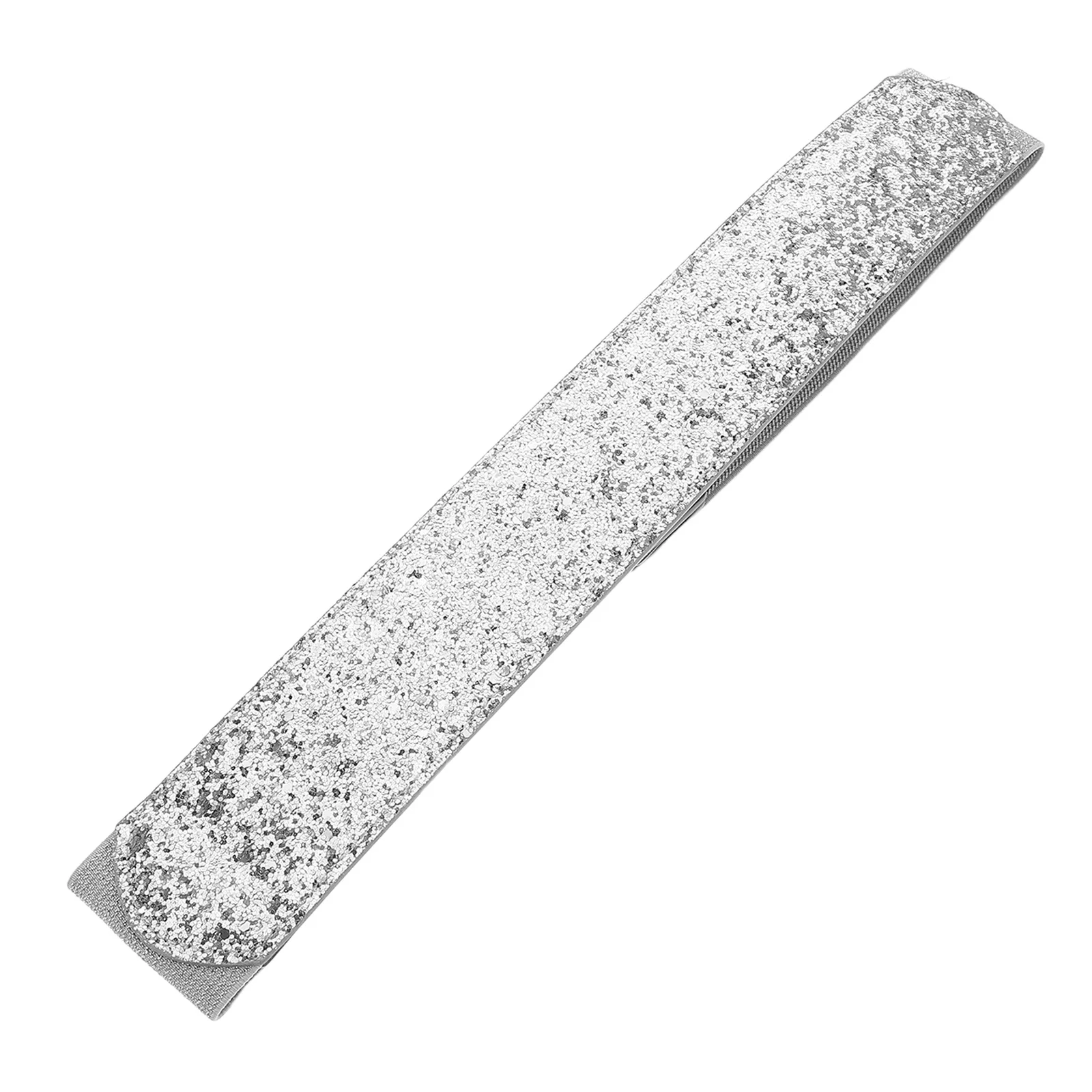 

Bling Glitter Stretchy Belt for Women Adjustable Wide Waist Sequin Corset for Party Dresses and Special Occasions