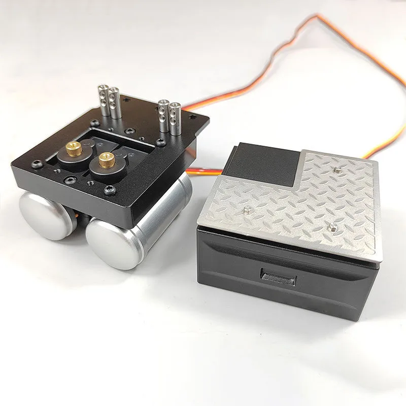 1:14th Scale Metal Battery Box Can Be Installed with Steering Gear Upgrade Accessories for Tamiya RC Truck VOLVO FH16 56360 - view 5