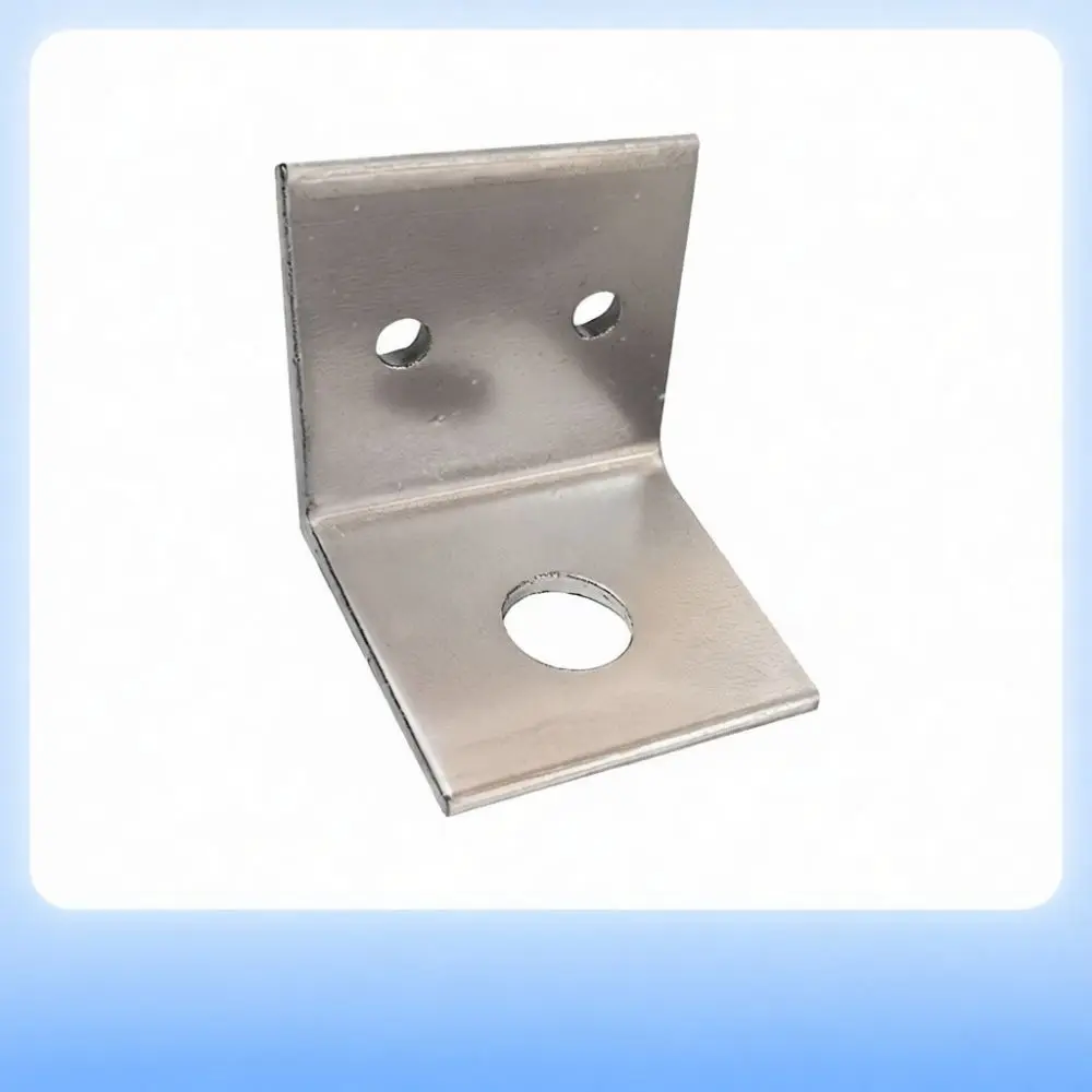 Sturdy L Shaped Angle Joint Galvanized Steel Bracket Heavy Duty Right Angle Support For Equipment Fixture Home Decor