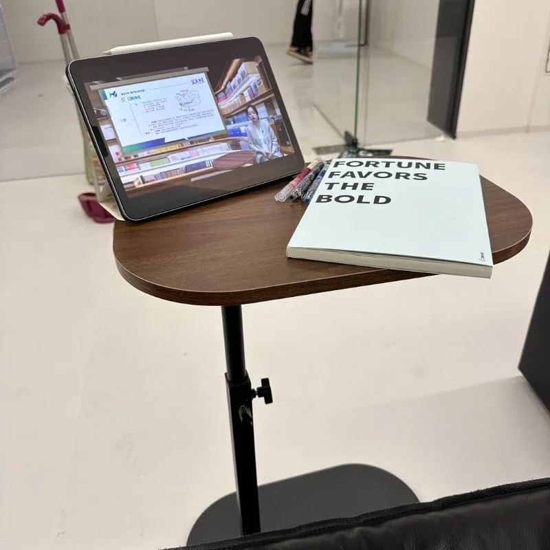 Sofa Side Table, Minimalist Living Room Home Table, Adjustable Mobile Coffee Table, Modern Bedside Desk for Small Spaces