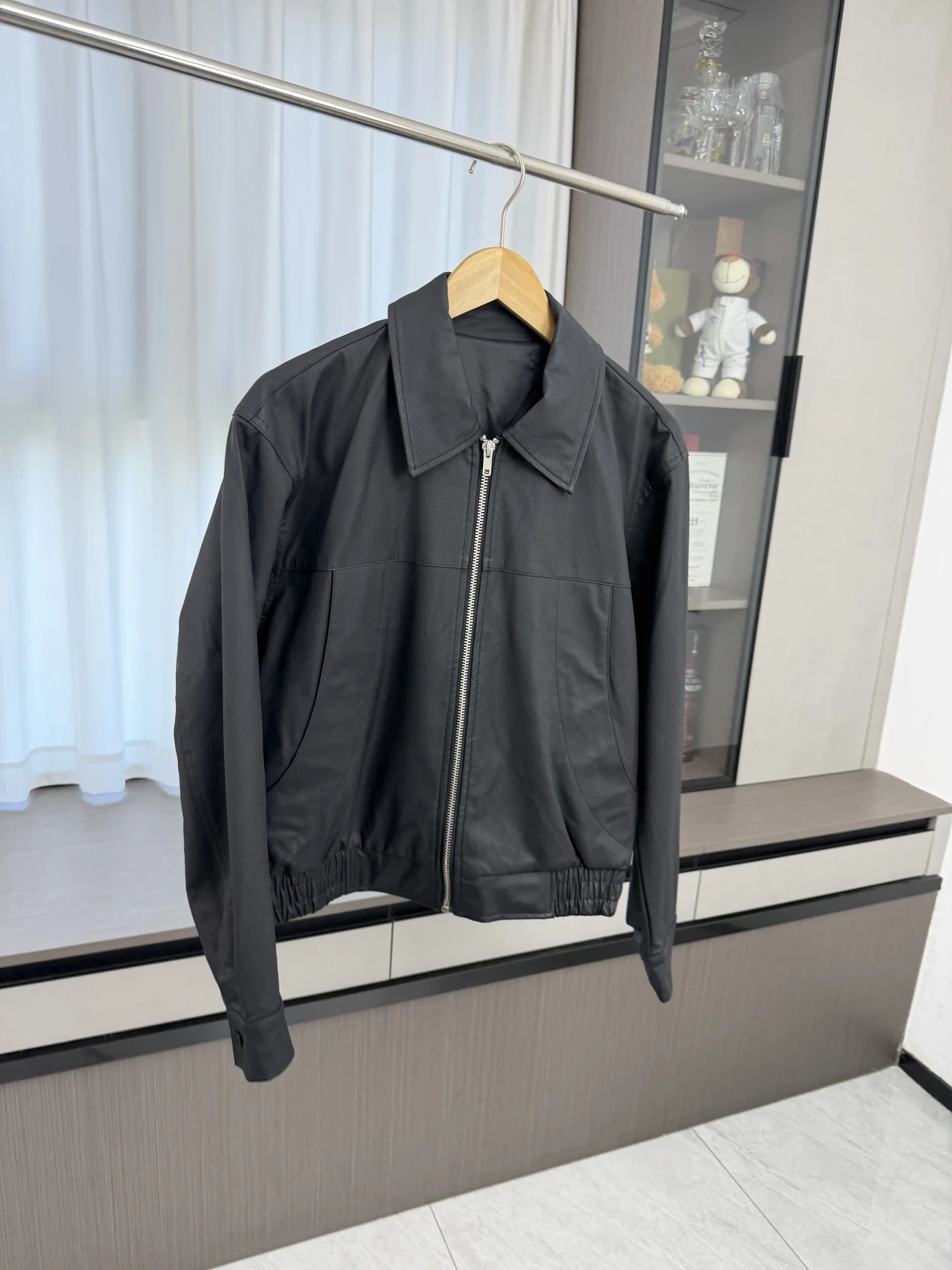 High Quality Smooth Comfortable Men's Casual Collar Outdoor Jacket Autumn Fashion Urban Style Breathable Long Sleeve Pure Color