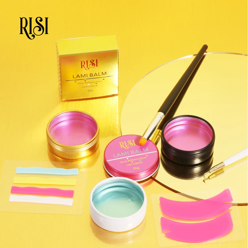 Free  Wholesale Strong Sticky Lash Lift Balm Eyelash Lift Glue Wax No Irritating Lash Lift Glue Balm Korea LAMI Glue Balm