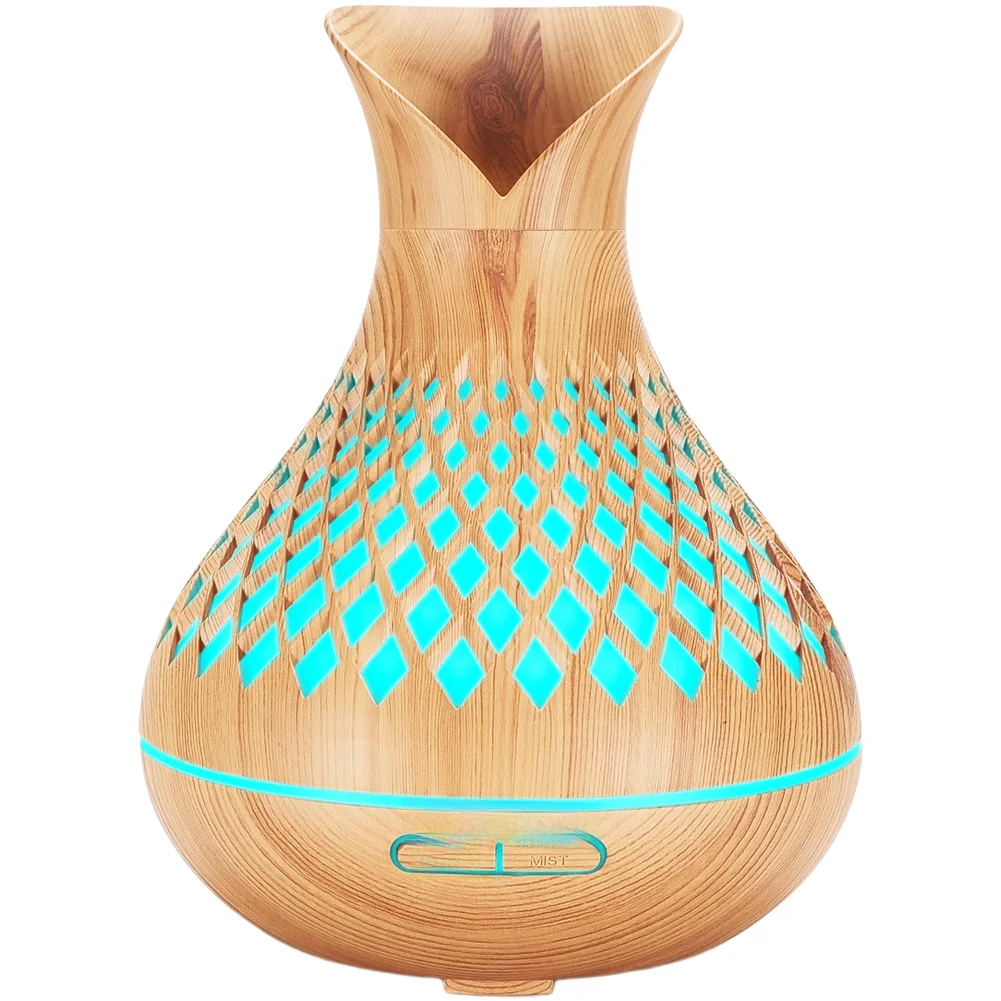 500ml Dual Purpose Humidifier and Aroma Diffuser with Cracked Design for Stable Output and Uninterrupted Fragrance Experience