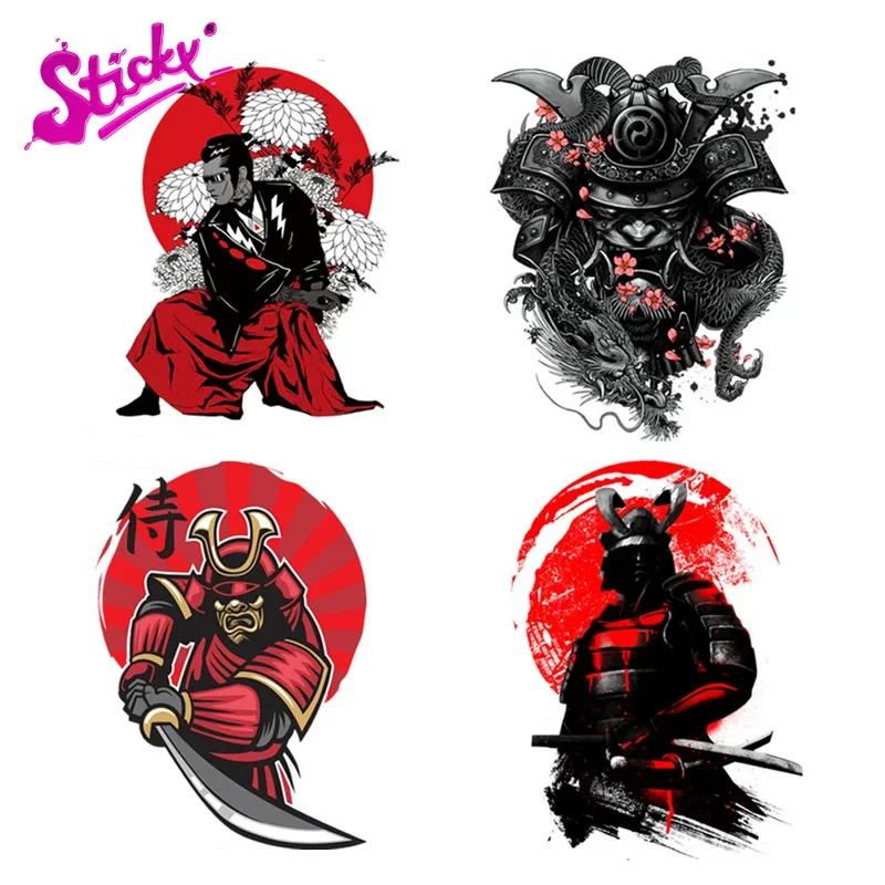 

Japanese Ninja Samurai Sticker Decal Vinyl Car Stickers - Waterproof Decals for Cars Trucks SUVs Window Bumper Laptop