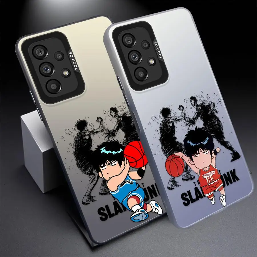 Case for Samsung Galaxy A73 A72 A51 A56 A26 A36 A71 A52 A55 A35 A54 A53 Soft Cover Slams-Dunks Cool
