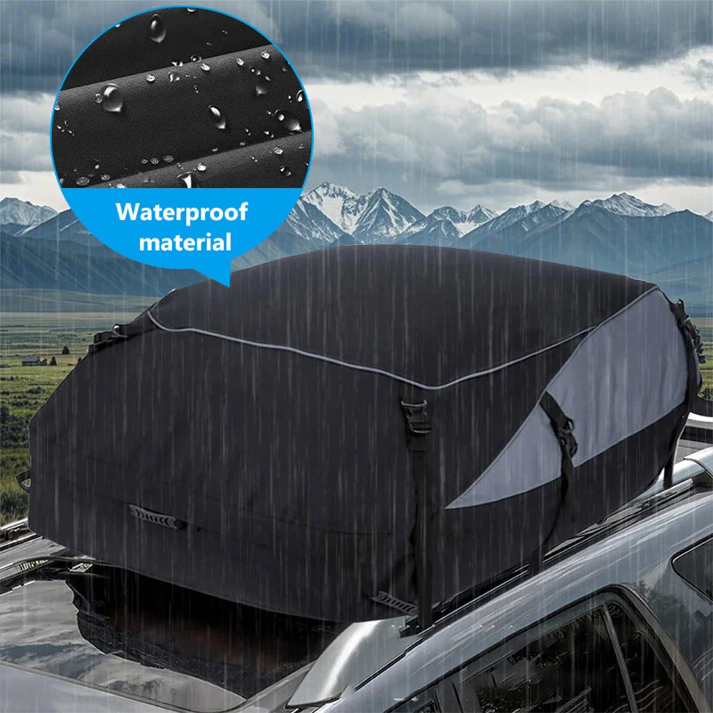 

Car Cargo Roof Bag Auto Rooftop Luggage Carrier Storage Bag Waterproof 600D Oxford Car SUV Van Foldable Roofs Bags