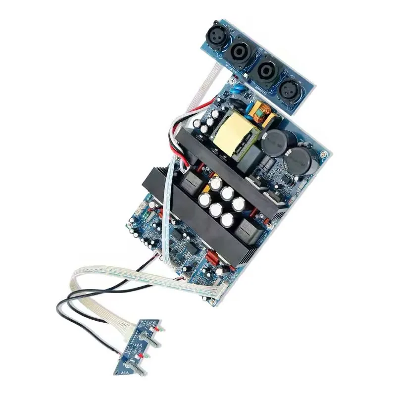 KYYSLB IRS2092 мощный HIFI лихорадка двухканальный цифровой усилитель класса D 500 Вт + 500 Вт