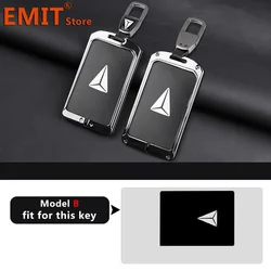 For Changan Deepal S7 SL03 NFC Card Zinc Alloy Car Key Case Remote Cover Shell Keychain Ring Holder Fob Bag Interior Accessories