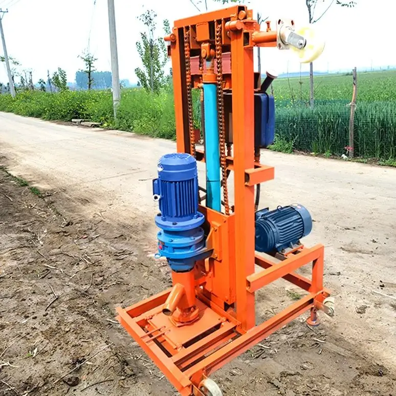 

Customized Handheld Electric Water Well Drilling Machine 100m Depth Portable Hydraulic Mini Rig For Home Use On Sale