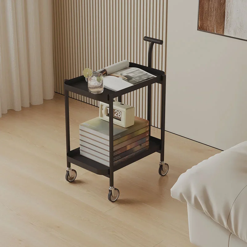 

Coffee Tables for Household Use Storage Small Coffee Table Mobile Shelf Simple Corner Trolley Table for Living Room with Wheels