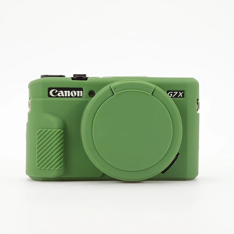 For Canon G7XII G7X II G7X Mark 2 G7X2 Body Rubber Case Bag With Lens Protector Camera Soft Silicone Skin Cover