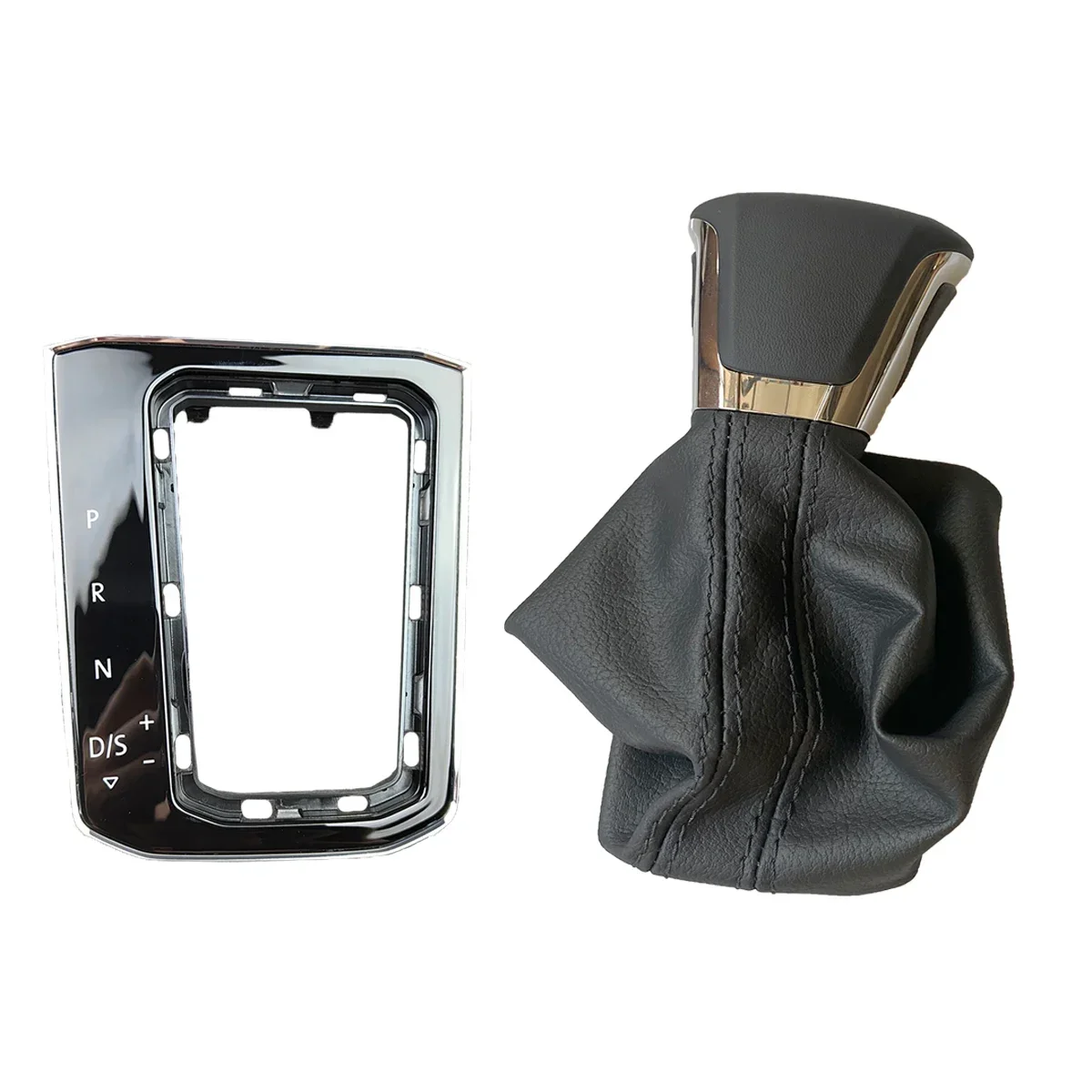 

x1 New Gear Shift Lever Knob Boot Panel Trim For VW SUV DSG Tiguan AD1 2 MK2 R Line Tharu Atlas Teramont 2018 2019 2020 2021