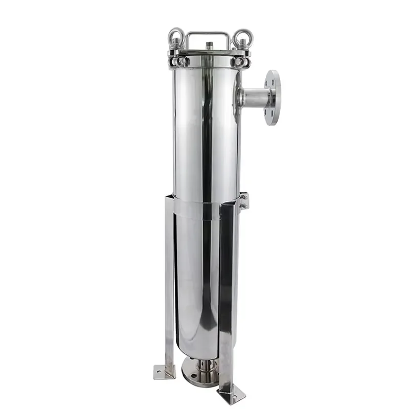 Factory Sales Stainless Steel Single Bag Filter for Liquid Filtration Process