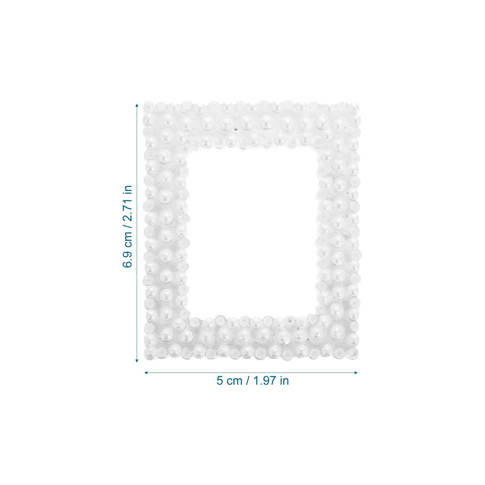 

5Pcs White Vintage Resin Photo Holders Creative Photo Frames Mini Garden Decorations Decorative Painting Frames Retro