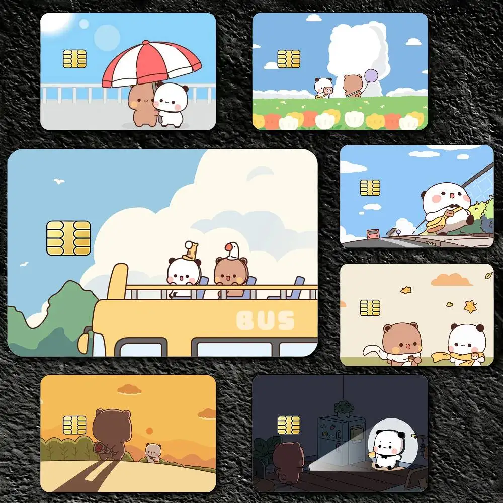 

Cartoon Cute BuBu-DuDu Decorative Waterproof Film Skin Cover Credit Card Stickers Debit Front Bank Bus Pass