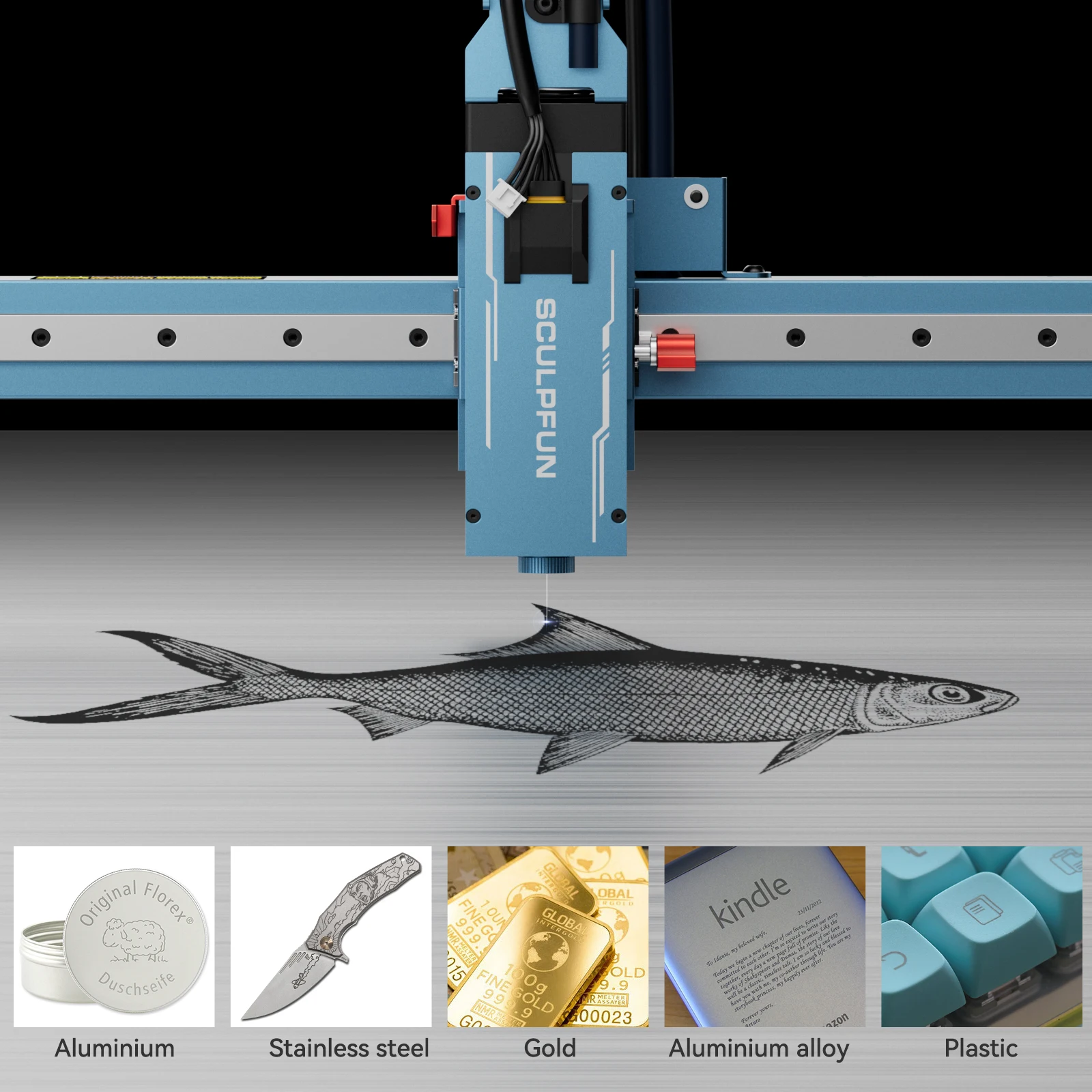 IR-2 High Precision Engraving Metal Plastic Acrylic 1064nm Infrared Laser Module for Laser Engraver