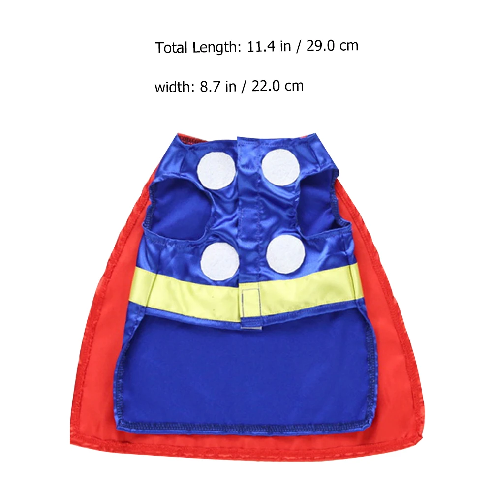 

1Set Pet Cosplay Costume Dog Outfit Halloween Party Hat Set Adorable Comfortable Polyester Material Pet Costume