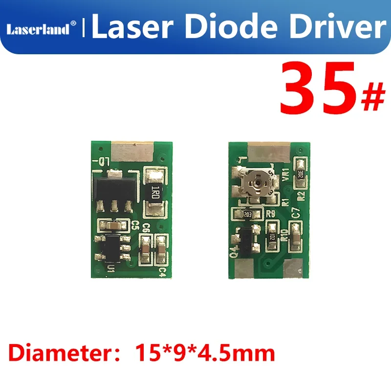 

3-5VDC 10mA-300mA 200mW Adjustable Laser Power Diode LD ACC Driver Circuit Board Power Supply