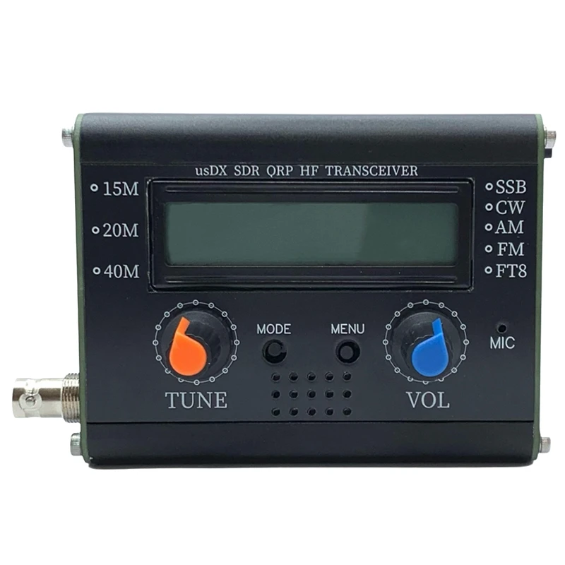 USDX SDR ORP  Transceiver R1.02W 5W 40M 15M 20M 3 Band SDR All Mode USB, LSB, CW,  SSB QRP Transceiver With Mic