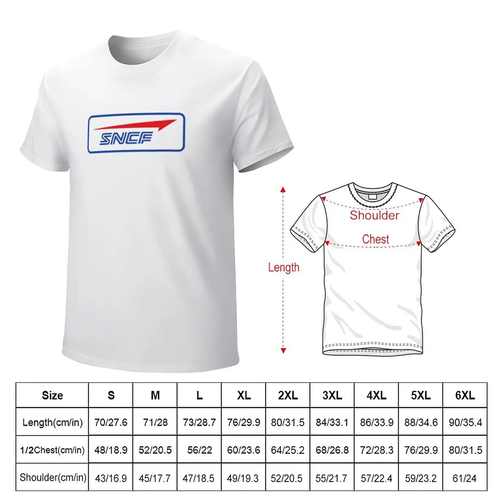 Société Nationale des Chemins de fer Fran?ais (SNCF) Logo T-Shirt hippie clothes quick drying t shirt men