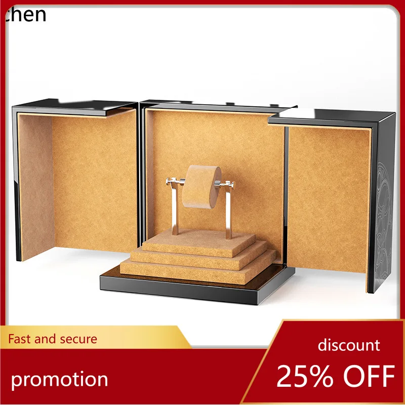 

ZML watch box, double-door wooden box, high-end watch display case for showroom decoration