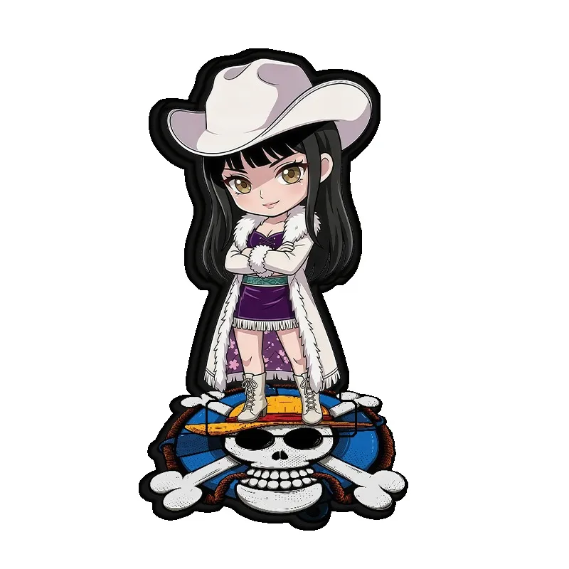 Standing Sign For OPCG  OP Sir Crocodile Boa Hancock Acrylic Self Made Cartoon Anime Game Desktop Decoration Toy Fans Gift15cm view 3